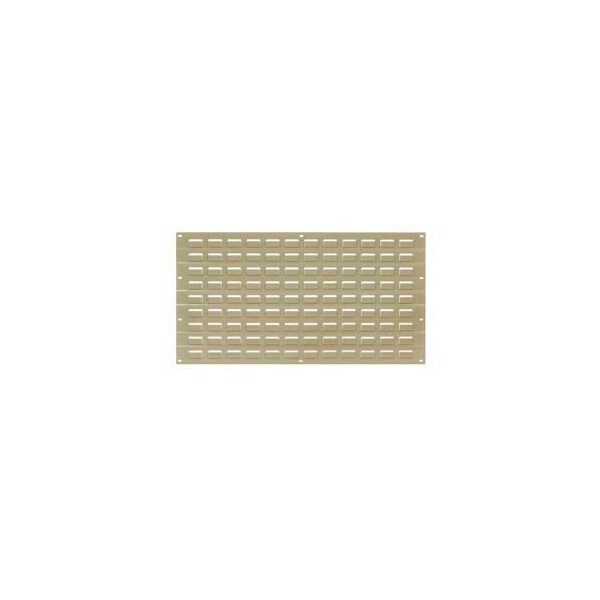 Global Equipment GEC 153; Louvered Wall Panel Without Bins 18x19 Tan, PK4 550148TN - main